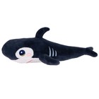 Мягкая игрушка «Акула», цвет тёмно-серый, 120 см - фото 3896610