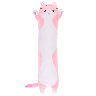 Мягкая игрушка «Кот Батон», цвет розовый, 70 см
