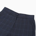 Брюки женские в клетку MINAKU: Classic цвет синий,р-р 46 9556689 - фото 14179470