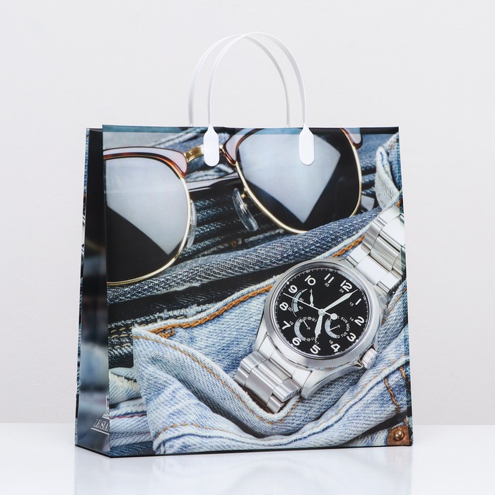 Пакет "Всё свое ношу с собой", мягкий пластик, 30 х 30 см, 120 мкм - Фото 1