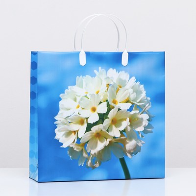 Пакет "Цветы небесные", мягкий пластик, 30 х 30 см, 120 мкм