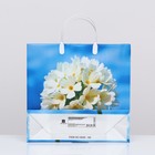 Пакет "Цветы небесные", мягкий пластик, 30 х 30 см, 120 мкм - Фото 2