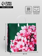 Пакет «Весенняя сирень», мягкий пластик, 30×30 см, 120 мкм - Фото 1