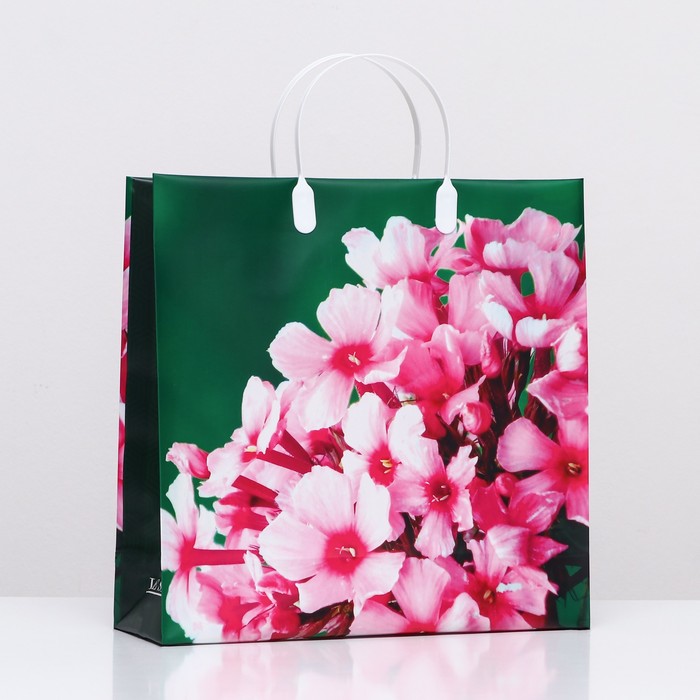 Пакет «Весенняя сирень», мягкий пластик, 30×30 см, 120 мкм - Фото 1