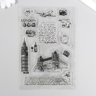 Штамп для творчества силикон "Поездка в Лондон" 16х11 см - фото 281195020