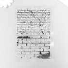 Штамп для творчества силикон "Кирпичные стены" 16х11 см - фото 7807547