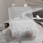 Органайзер для украшений антиокислительный на 14 ячеек, 16,5×12×6 см, цвет прозрачный - фото 9177941