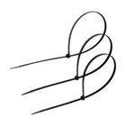 Хомут нейлоновый для стяжки, ТУНДРА, 7.6×500 мм, черный, 100 шт. 9380727