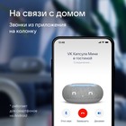 Умная колонка VK Капсула  мини (MRC02GY), голосовой помощник Маруся,5Вт,Wi-Fi, BT 4.2, серая - Фото 5