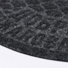 Коврик влаговпитывающий полукруглый «Добро пожаловать», 40×60 см, цвет серый - фото 22178351