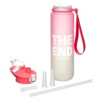 Бутылка для воды THE END, 1 л, 29.4×7 см - Фото 3