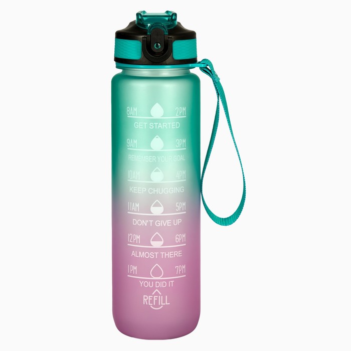 Бутылка для воды, 1 л, Refill, 28.5 х 7 см - Фото 1