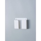 Держатель для телефона, настенный, самоклеящийся, 10×8.7×2.8 см, белый - Фото 3