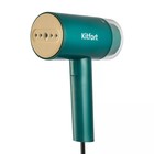 Отпариватель Kitfort КТ-981, ручной, 1200 Вт, 100 мл, 15 г/мин, шнур 1.9 м, цвет изумрудный - фото 10444306