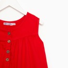 Платье для девочки, цвет красный, рост 116 - Фото 7