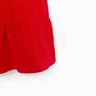 Платье для девочки, цвет красный, рост 116 - Фото 8
