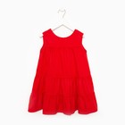 Платье для девочки, цвет красный, рост 116 - Фото 9