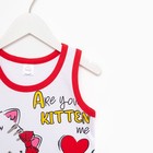 Майка для девочки, цвет красный, рост 86 - фото 49610543