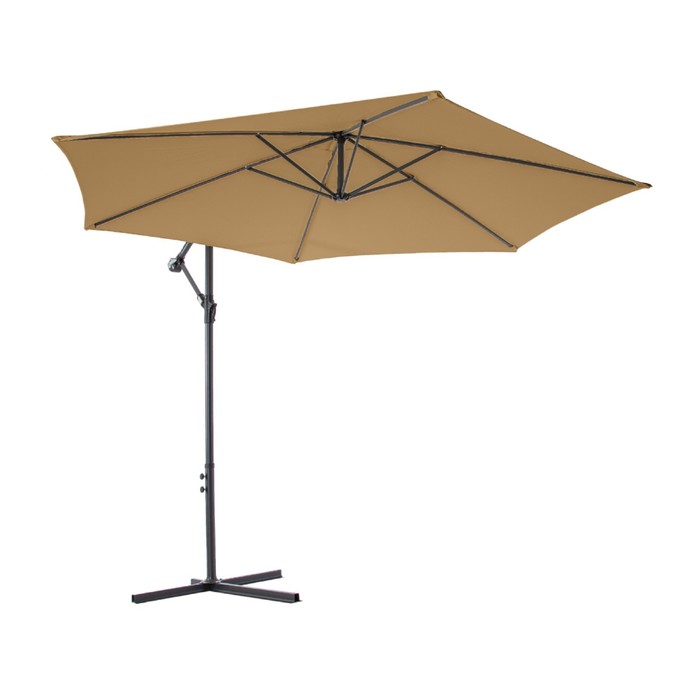 Зонт садовый 6003, цвет светло-коричневый - Фото 1