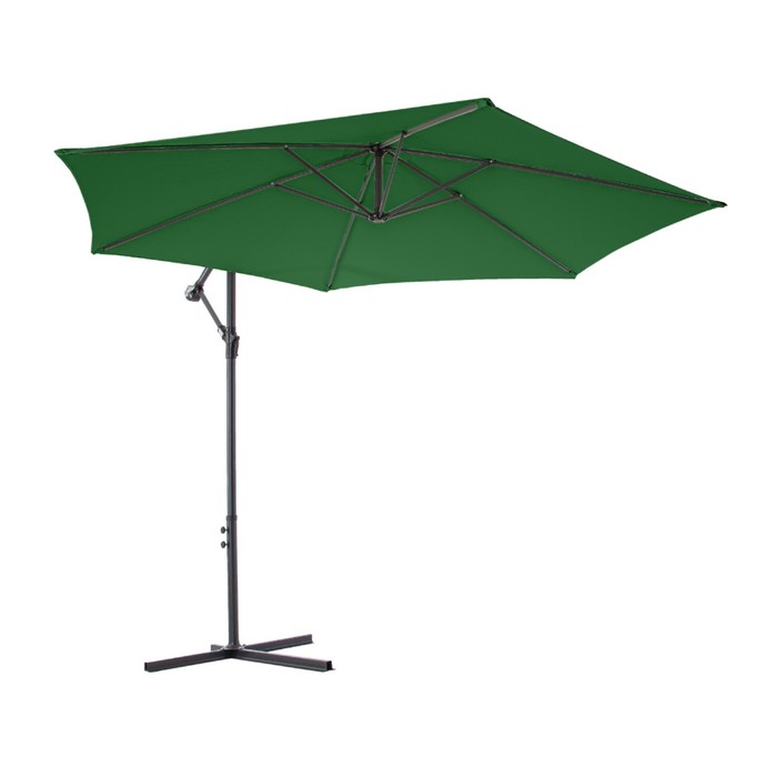 Зонт садовый 6004, цвет зелёный - Фото 1