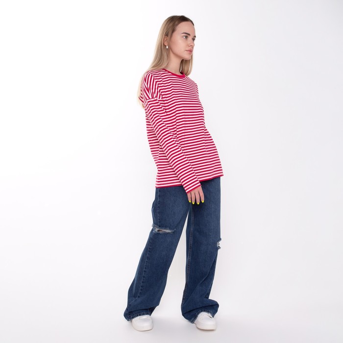 Лонгслив женский, цвет бордовый, размер 48-50 (XL) 62427