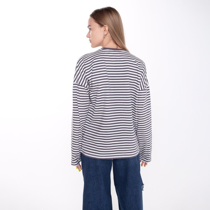 Лонгслив женский, цвет тёмно-серый, размер 48-50 (XL) 62431