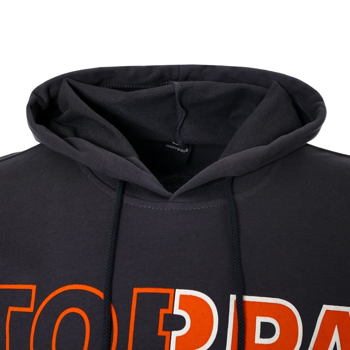 Костюм мужской (толстовка/брюки), цвет тёмно-серый, размер 52 (2XL) 62440