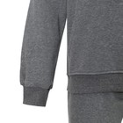Костюм мужской (толстовка/брюки), цвет серый меланж, размер 46 (М) - Фото 13