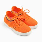 Кроссовки детские, цвет оранжевый/полоски, размер 31 - фото 10446284