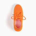 Кроссовки детские, цвет оранжевый/полоски, размер 31 - Фото 4