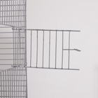 Клетка для птиц «Пижон» №104-Б, разборная, 58×40×88 см, 2 секции, серая - Фото 12