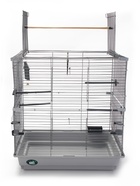 Клетка для птиц «Пижон» №104-Б, разборная, 58×40×88 см, 2 секции, серая - Фото 5