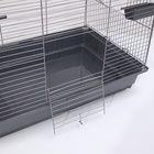 Клетка для птиц «Пижон» №104-Б, разборная, 58×40×88 см, 2 секции, серая - Фото 6