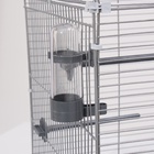 Клетка для птиц «Пижон» №104-Б, разборная, 58×40×88 см, 2 секции, серая - Фото 7