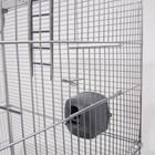 Клетка для птиц "Пижон" №104-Б, разборная, 2 секции, 58 х 40 х 88см, серая - Фото 9