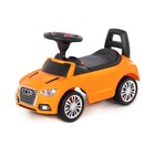 Каталка-автомобиль SuperCar №2, со звуковым сигналом, цвет оранжевый - фото 10446660