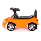 Каталка-автомобиль SuperCar №2, со звуковым сигналом, цвет оранжевый - Фото 2