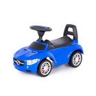 Каталка-автомобиль SuperCar №1, со звуковым сигналом, цвет синий - фото 319427992