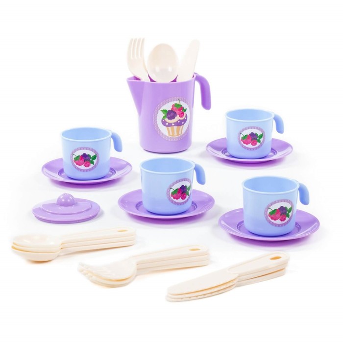 Набор детской посуды «Анюта», на 4 персоны, 22 элемента 62521