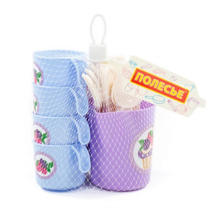 Набор детской посуды «Анюта», на 4 персоны, 22 элемента 62521