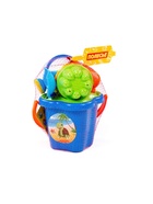 Набор игрушек для песочницы, 8 предметов: ведро, ситечко, совок, грабельки, лейка, формочки, МИКС - Фото 6