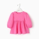Платье детское с длинным рукавом KAFTAN "Муслин", размер 32 (110-116 см) цвет розовый - Фото 6