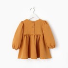 Платье детское с длинным рукавом KAFTAN «Муслин», размер 32 (110-116 см), горчичное - Фото 15