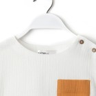 Костюм (футболка и шорты ) детский KAFTAN "Муслин", р.30 (98-104 см) белый/горчичный - Фото 6