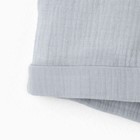 Костюм (футболка и шорты ) детский KAFTAN "Муслин", р.32 (110-116см) серый - Фото 14
