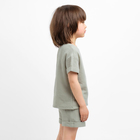 Костюм (футболка и шорты ) детский KAFTAN "Муслин", р.26 (80-86см) зелёный - Фото 2