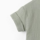 Костюм (футболка и шорты ) детский KAFTAN "Муслин", р.26 (80-86см) зелёный - Фото 7