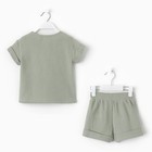 Костюм (футболка и шорты ) детский KAFTAN "Муслин", р.26 (80-86см) зелёный - Фото 9