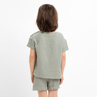 Костюм (футболка и шорты ) детский KAFTAN "Муслин", р.30 (98-104 см) зелёный - Фото 3