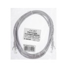 Патч-корд DORI, UTP 4 кат., RJ-45(m)-RJ-45(m), 2 м, серый - фото 51310014 Патч-корд DORI, UTP 4 кат., RJ-45(m)-RJ-45(m), 2 м, серый - фото 51310014
